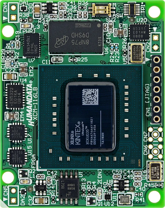 SASP reference implementation on a HuMANDATA FPGA board