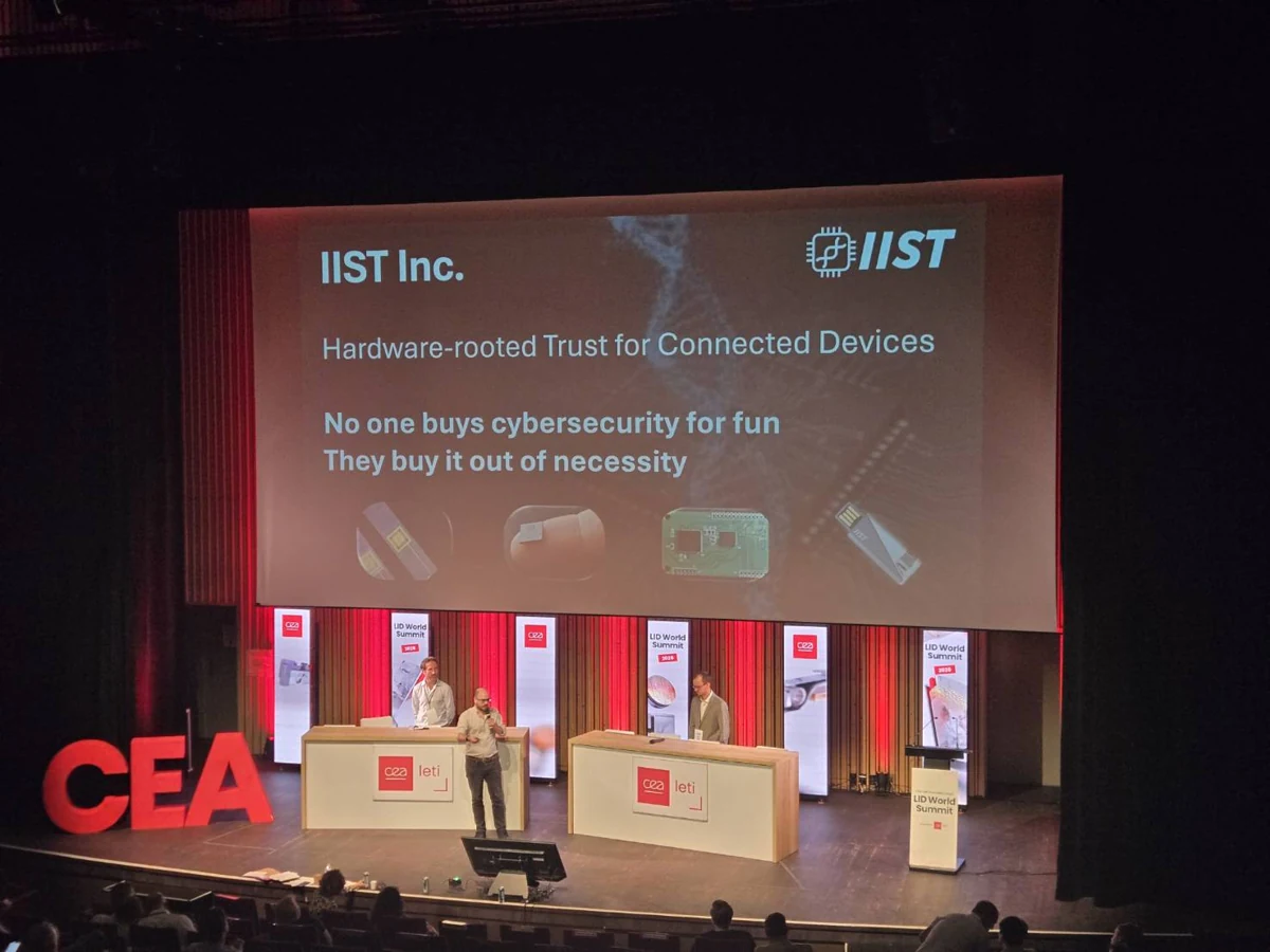 IIST presentation on hardware rooted trust for connected devices at LID World Summit 2026.