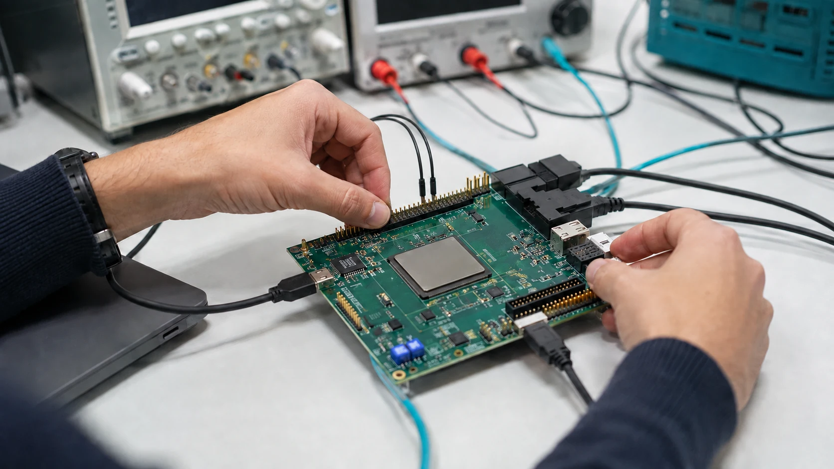 Illustrative hardware platform integration and testing