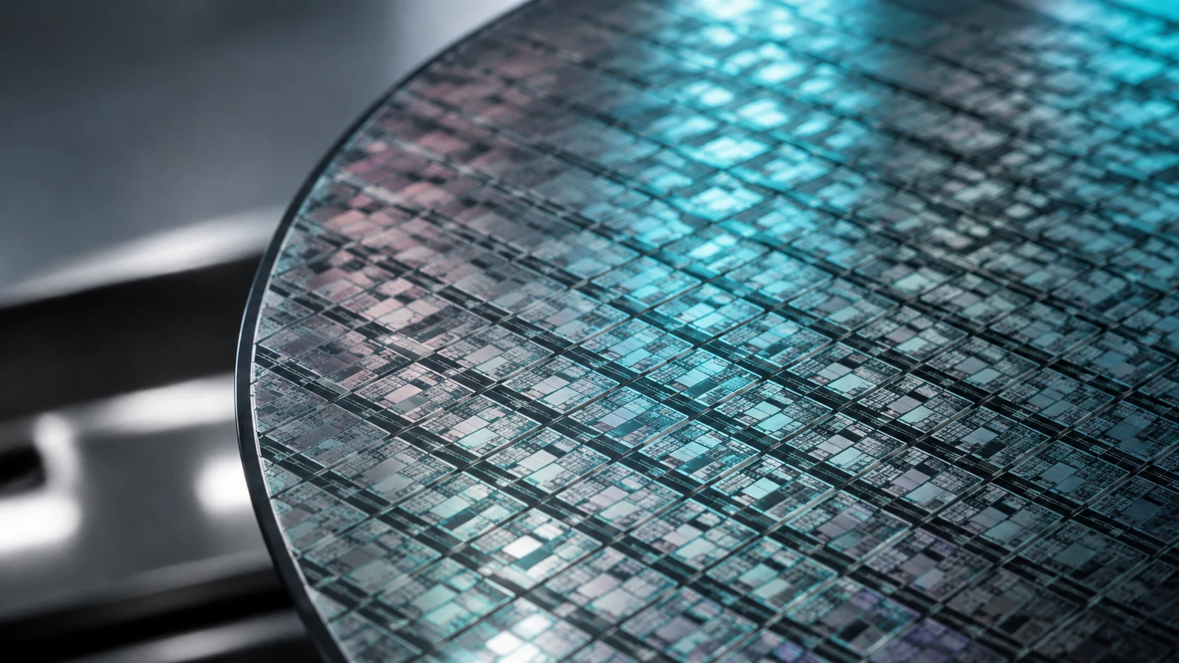 Illustrative silicon wafer and semiconductor research